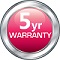 5yr Warranty